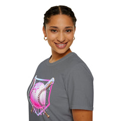 Melting Baseball Ice Cream T-Shirt | Funny Custom Name Tee